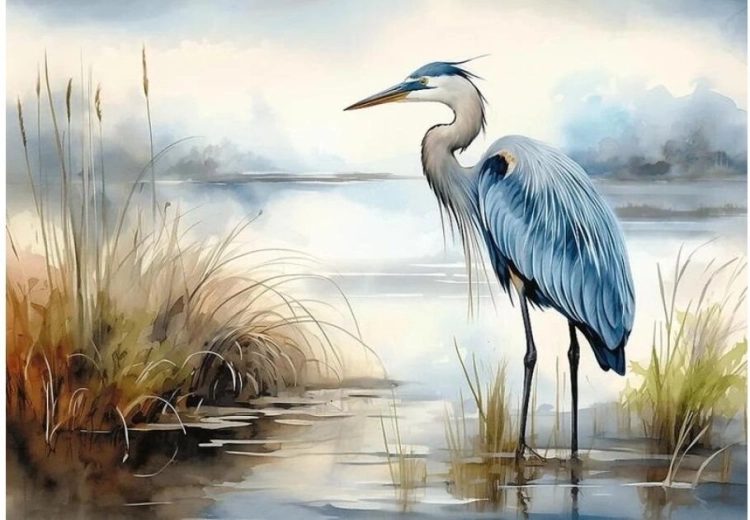 Trefl sestavljanka Premium Plus čaplja v naravi 1000 koščkov