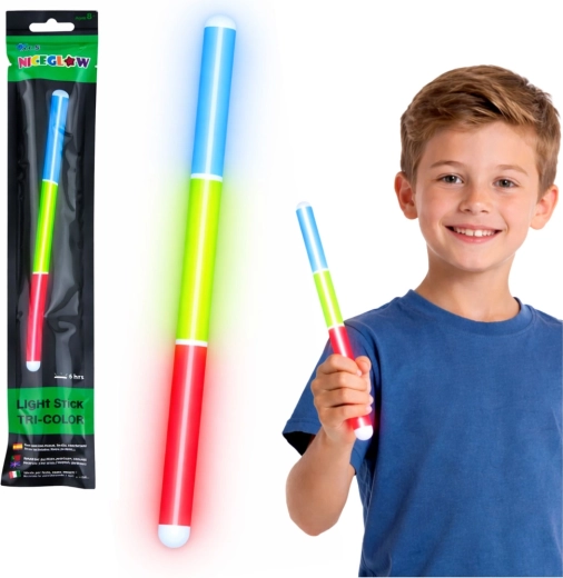 Fluorescentna tridelná svetleča palčka Glow Stick 31,5 cm