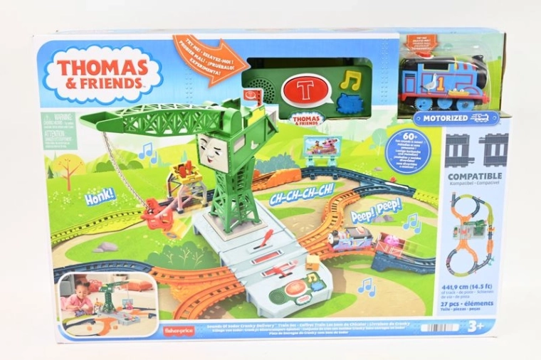 Tomáš in prijatelji – set tirov z žerjavom Karel z zvoki