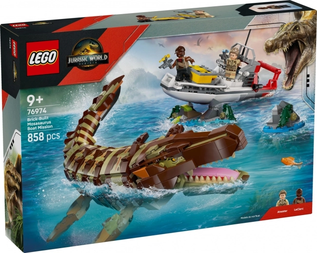 LEGO Jurassic World Ship Mission and Mosasaurus Model