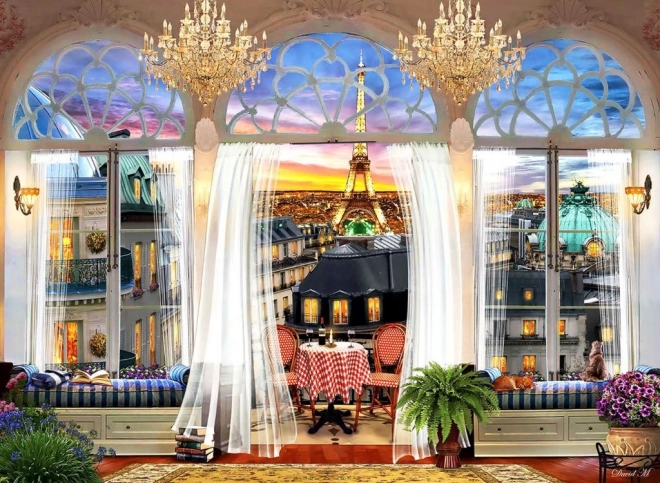 Sestavljanka Strešna terasa v Parizu 1000 kosov ANATOLIAN