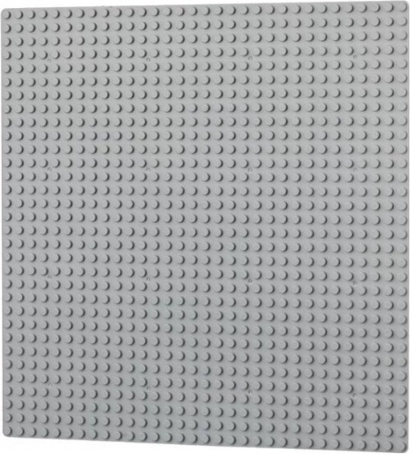 L-W Toys osnovna gradbena plošča 32×32 svetlo siva