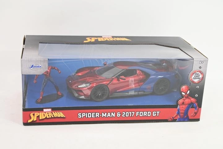 Jada Toys Marvel Spider-Man – model avtomobila Ford GT 2017 v merilu 1:24 s figurico – 1 kos