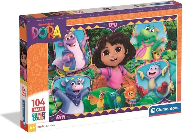 Clementoni maxi sestavljanka Dora – 104 kosov