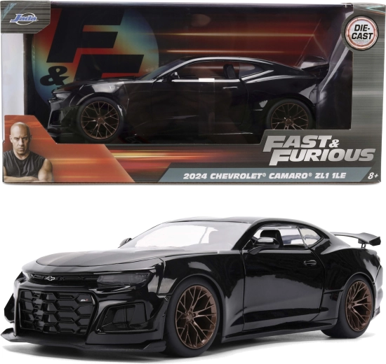 Model avtomobila 2024 Chevrolet Camaro ZL1 FAST & FURIOUS 19 cm