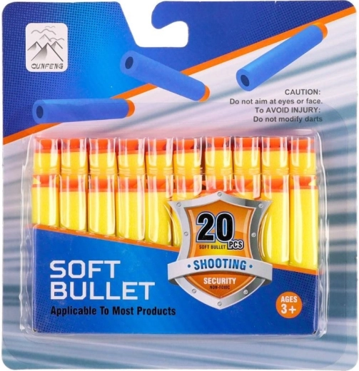 Foam darts for children's blasters - 20 pcs