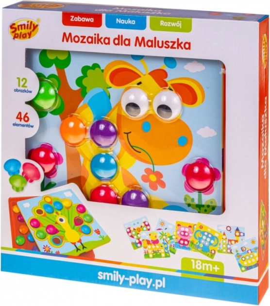 Otroška mozaika s čepki za najmlajše