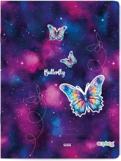 Zvezek A4 črtast 40 listov Metulj