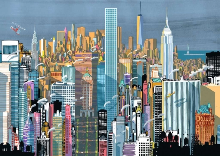 Ravensburger sestavljanka Mesto New York 1000 kosov