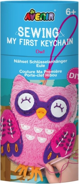 Komplet za šivanje obeska za ključe – sova