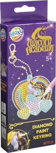 Diamantno slikanje – obesek Enoroževa akademija MOXY