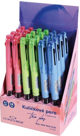 Kemični svinčnik CONCORDE Trio Plus, tri barve