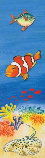 Akim 3D bookmark sea world 21 cm - 1 piece