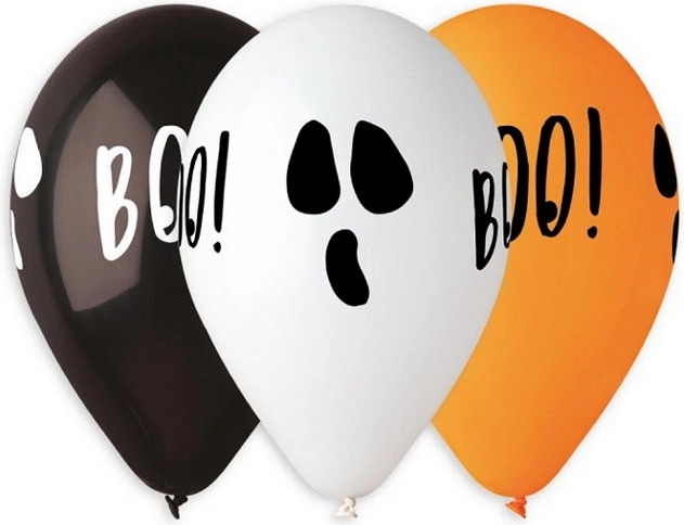 Balon Gemar 13"
 pastel premium Halloween Boo! - 1 kos