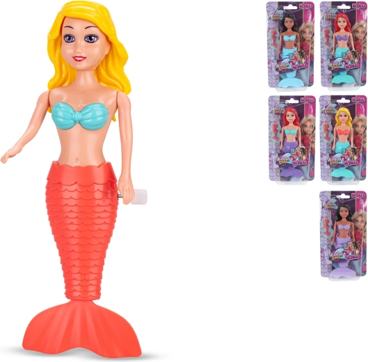 Mermaid Stars morska deklica s navijalnim mehanizmom 18,5 cm