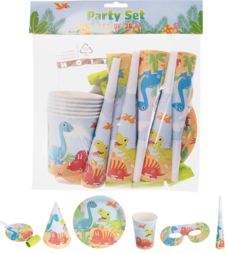Papirnati party set Dino (36 kosov)
