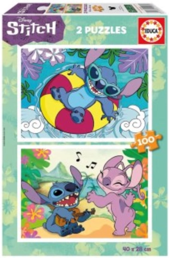Educa sestavljanka Stitch 2×100 koščkov