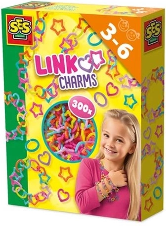 SES Creative Link Charms – ustvarjalni komplet za izdelavo zapestnic in ogrlic (300 kosov)