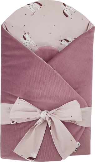 EKO preslica iz velveta s kokosovo vložko Unicorn 75 × 75 cm