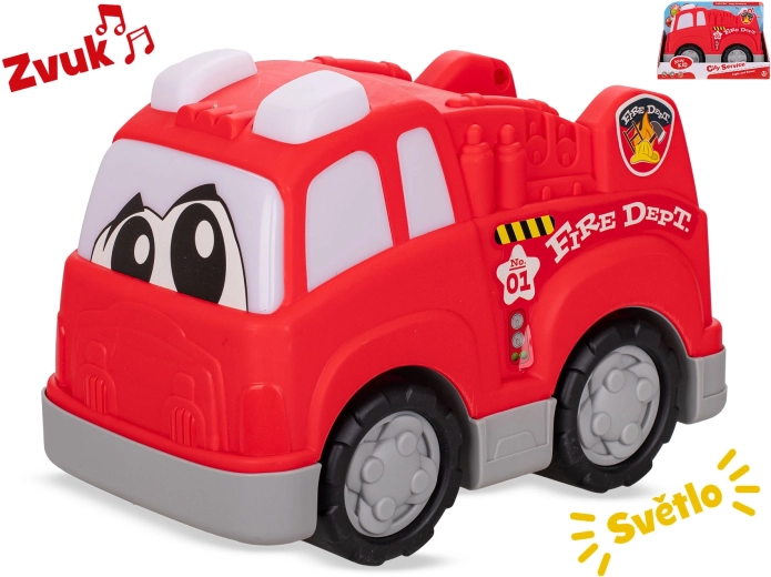Gasilski avtomobil s svetlobo in zvokom 24,5 cm