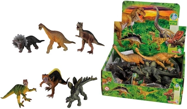 Gumijasti dinozaver 14–16 cm, naključni izbor - 1 kos