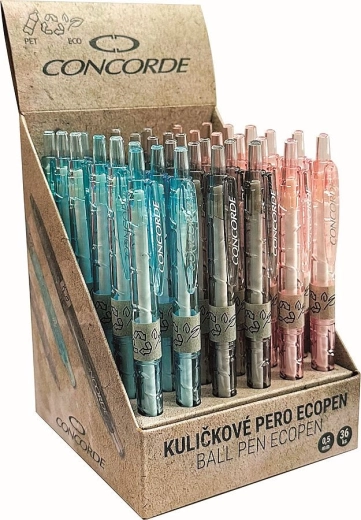 Kemični svinčnik CONCORDE EcoPen 0,5 mm, razstavni prikaz