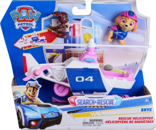 Tačke na patrulji reševalni helikopter Skye s figuricama