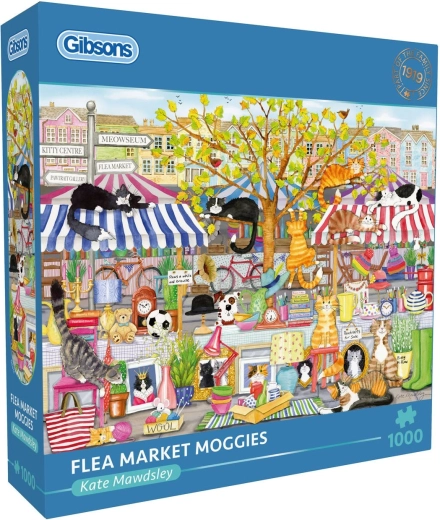 Gibsons Cat Street Market puzzle 1000 pieces