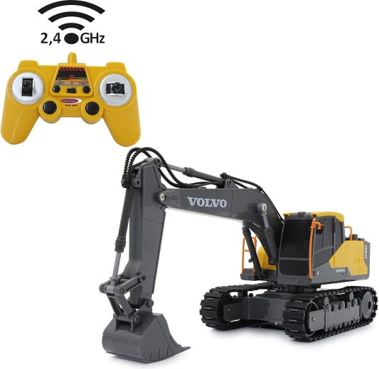 Remote-Controlled Volvo EC160E Tracked Excavator in 1:26 Scale