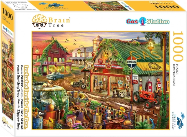 Puzzle brain tree bencinska črpalka 1000 koščkov