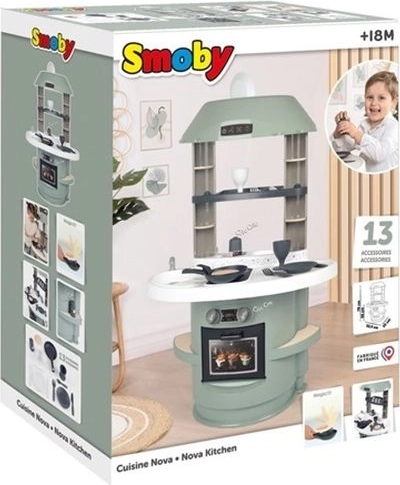 Smoby Nova otroška kuhinja z elektronskimi zvoki