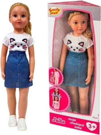 Hodeča punčka SmilyPlay Julka, 70 cm