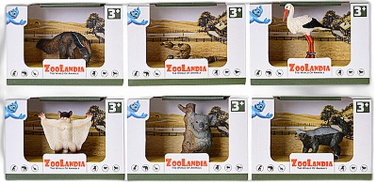 Zoolandia safari žival figurica (6 vrst) – 1 kos