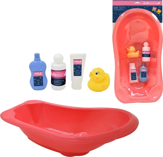 Dolls World kopalni set za punčke 46 cm z banjico in dodatki