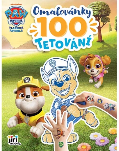 Pobarvanka in 100 tatujev Paw Patrol Tačke na patrulji