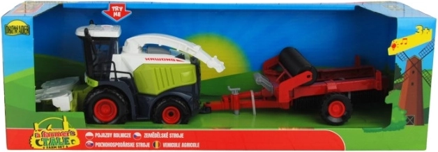 Combine Harvester with Trailer, Lights and Sound