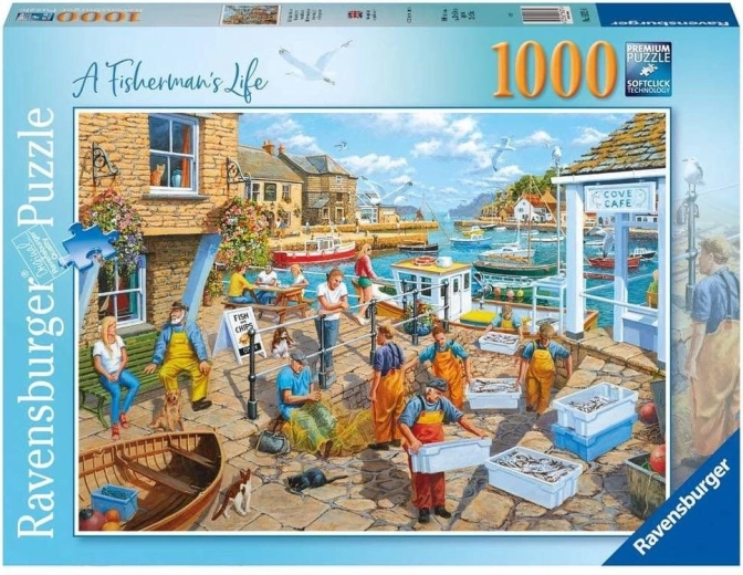 Ravensburger sestavljanka Življenje ribiča 1000 kosov