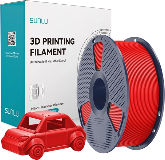 Sunlu PETG filament rdeč