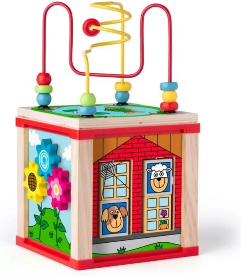Aktivnostna kocka mali domek