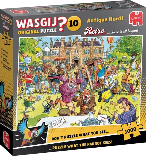 Jumbo Wasgij Retro Original 10: Lov na starine! sestavljanka 1000 kosov