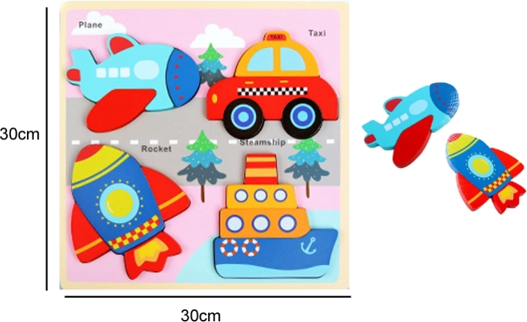 Lesene sestavljanke – prevozna sredstva