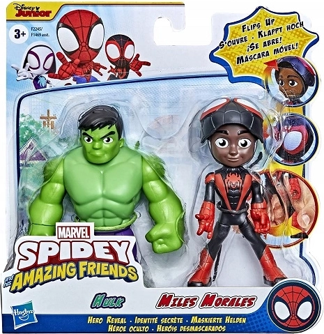 Hasbro Marvel Spidey in njegovi izjemni prijatelji – figurici Miles Morales in Hulk
