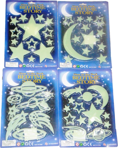 Svetleče nalepke nočno nebo – 4 vrste