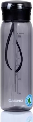 Casno tritanova steklenica za vodo 600 ml siva - 1 kos