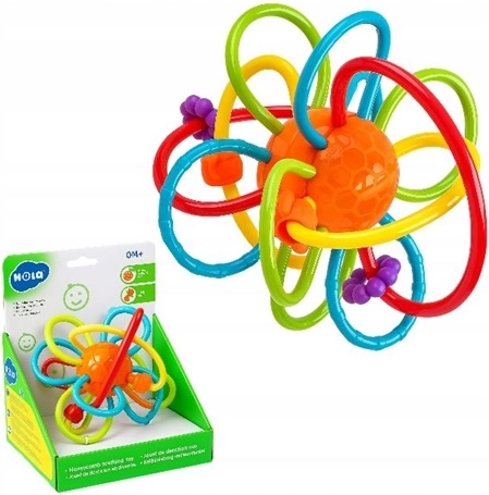 Hola rattle with teether