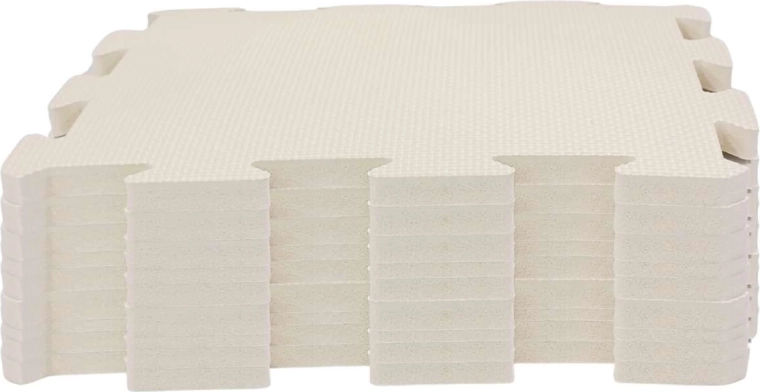 Nido.nido penasta igralna podloga (puzzle) 9 delov ivory white