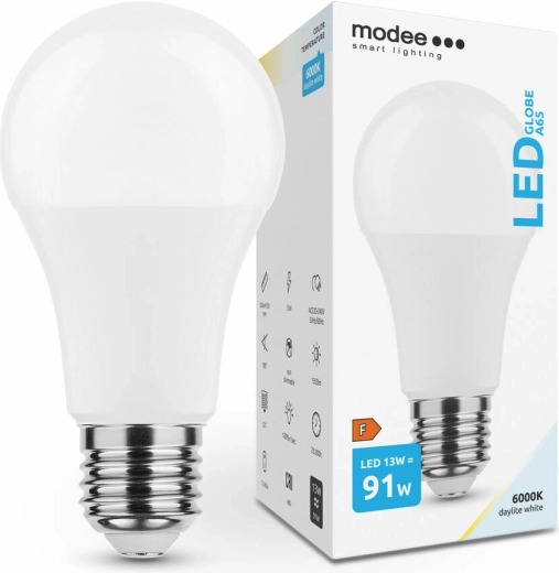 LED žarnica Modee Smart Lighting Globe E27 13 W hladno bela