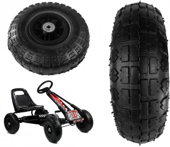 Kolo za gokart črno