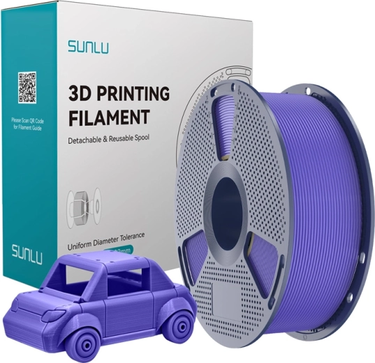 Sunlu PETG filament sivkino vijoličen