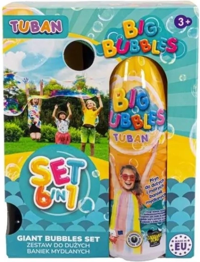 Tuban komplet za velike milne mehurčke 6 v 1
